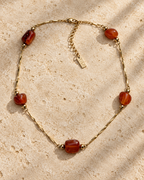 Brasa - Orange Natural Jasper Choker