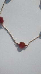 Brasa - Orange Natural Jasper Choker